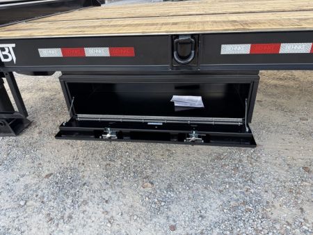 New 2027 Behnke 102"x29' 20 TON Pintle Hitch Tag Trailer *AIR RAMPS*