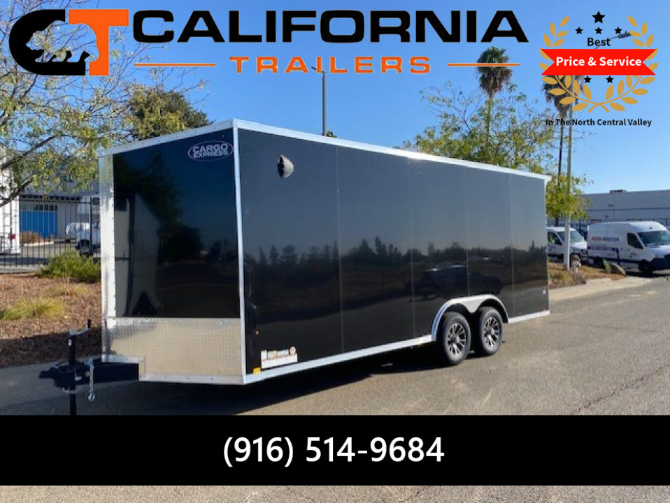 New 2027 Compass 8.5x20 Jasper SE Flat Top Sloped V-Nose Car Hauler 10K Cargo / Enclosed Trailer