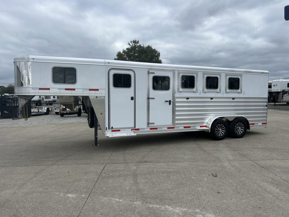 New 2027 Exiss Trailers 7400 4 Horse GN Horse Trailer