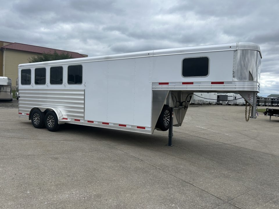 New 2027 Exiss Trailers 7400 4 Horse GN Horse Trailer