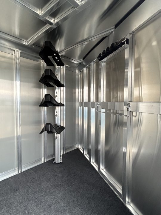 New 2027 Exiss Trailers 7400 4 Horse GN Horse Trailer