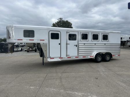 New 2027 Exiss Trailers 7400 4 Horse GN Horse Trailer