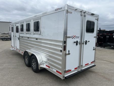 New 2027 Exiss Trailers 7400 4 Horse GN Horse Trailer