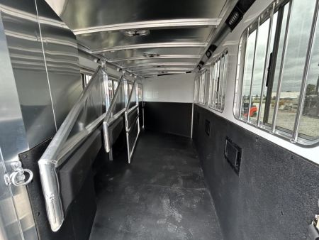 New 2027 Exiss Trailers 7400 4 Horse GN Horse Trailer