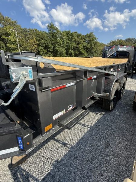 New 2027 Diamond C LPT 207 14’ Dump Trailer, 2SPD JACK, LONG ARM TARP, 15.5K GVWR, LITHIUM BATTERY
