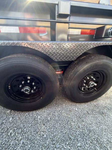 New 2027 Diamond C LPT 207 14’ Dump Trailer, 2SPD JACK, LONG ARM TARP, 15.5K GVWR, LITHIUM BATTERY