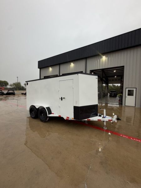 New 2027 Delco Trailers 6'8 X 14 12K STEEL ENCLOSED Cargo / Enclosed Trailer