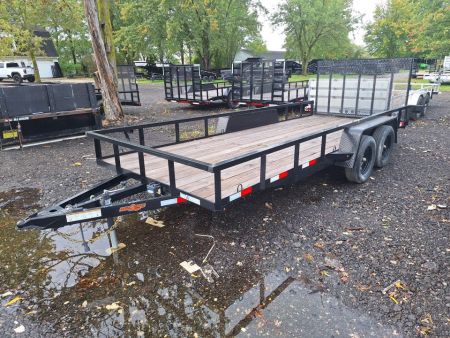 New 2025 Down 2 Earth Trailers 82x18 Tandem Axle Landscape Trailer