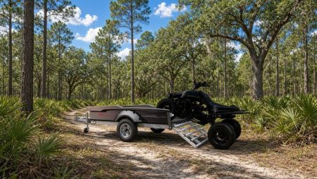 New 2027 FLOE Trailers 4x8 Aluminum Tilt Trailer | Heavy-Duty Floor Trussing | 2,090 GVWR Tilt Trailer