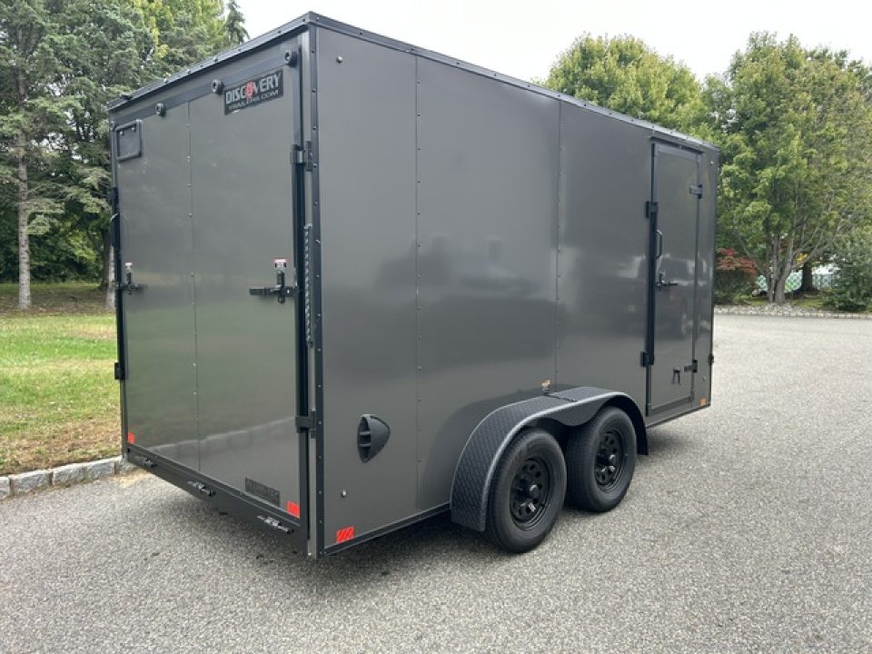 New 2027 Discovery Trailers 7X14 , 7,000 lb. GVWR, with ramp and side door, Cargo / Enclosed Trailer