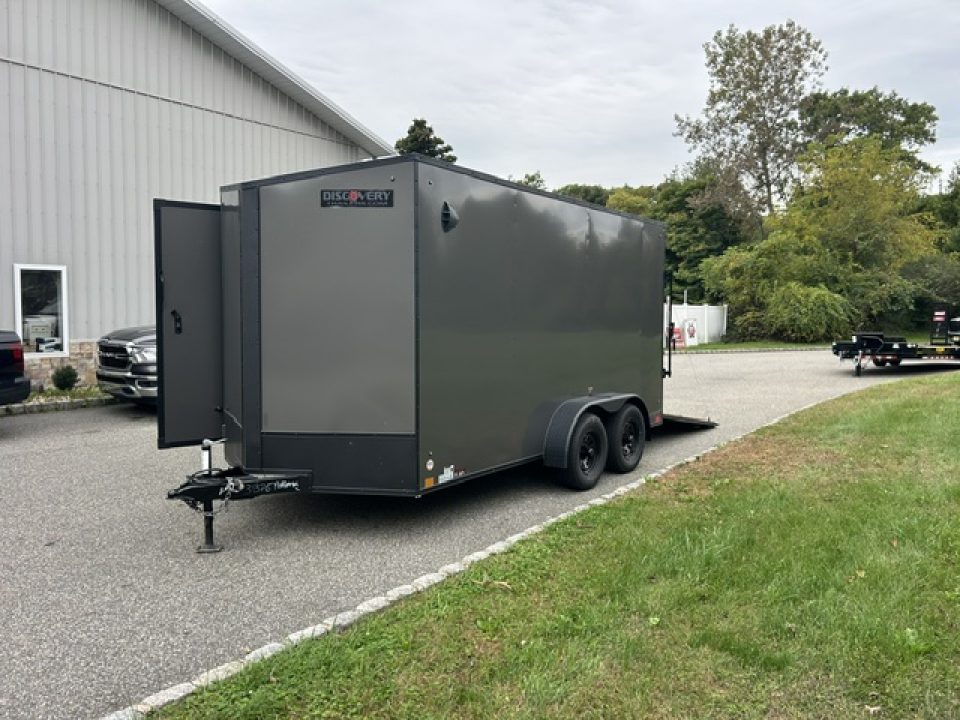 New 2027 Discovery Trailers 7X14 , 7,000 lb. GVWR, with ramp and side door, Cargo / Enclosed Trailer