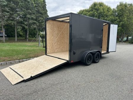 New 2027 Discovery Trailers 7X14 , 7,000 lb. GVWR, with ramp and side door, Cargo / Enclosed Trailer