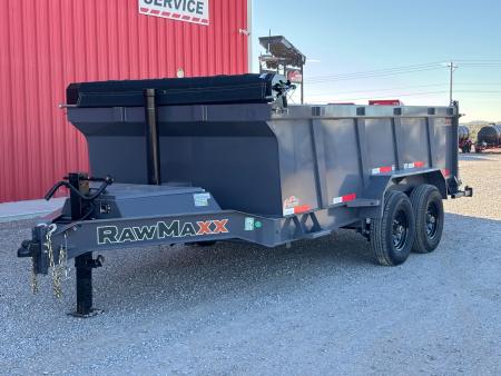 New 2026 RawMaxx LPXT14BP14K Dump Trailer
