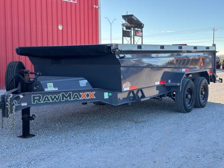 New 2026 RawMaxx GDXK16BP14K Dump Trailer