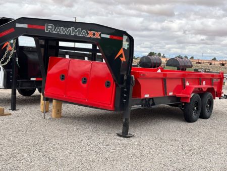 New 2026 RawMaxx LPXT16GN14K Dump Trailer