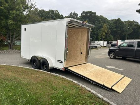 New 2027 Look Trailers 7X14 with Ramp and Side Door 7,000 lb. GVWR , Cargo / Enclosed Trailer