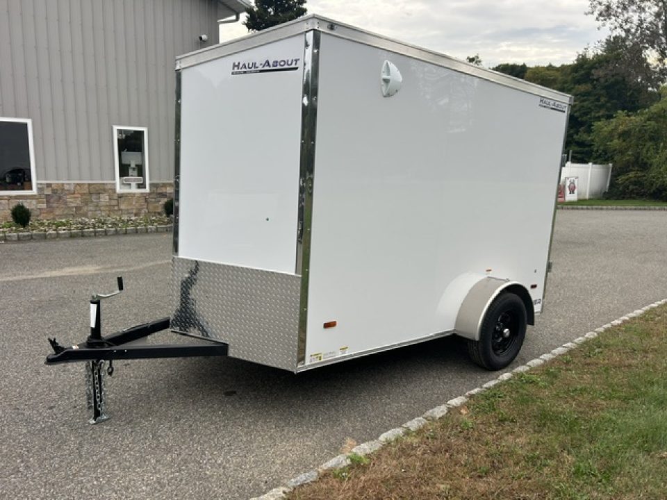 New 2027 Haul About Trailers 6X10 with Ramp and Side Door, 2,990 GVWR Cargo / Enclosed Trailer