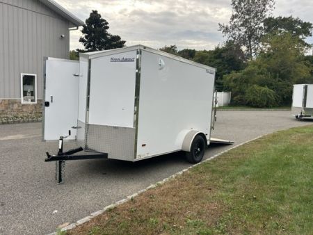 New 2027 Haul About Trailers 6X10 with Ramp and Side Door, 2,990 GVWR Cargo / Enclosed Trailer