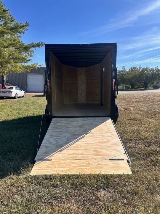 New 2027 7X12 Enclosed Trailer-3500LB Tandem Axle-7'ft Interior-Two Toned-Blackout