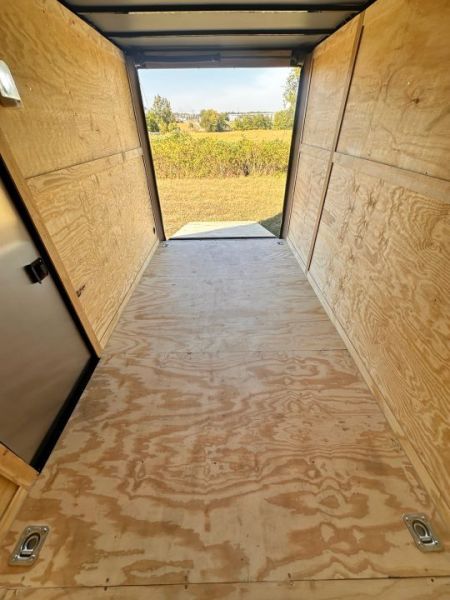 New 2027 7X12 Enclosed Trailer-3500LB Tandem Axle-7'ft Interior-Two Toned-Blackout