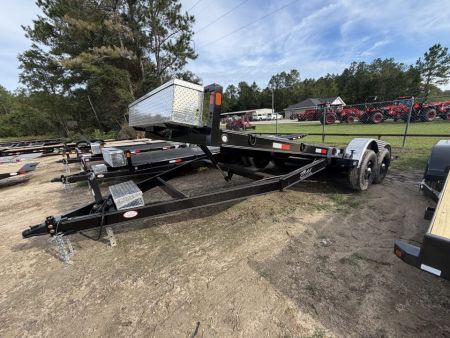 New 2027 Traxx 14K 24' Hydraulic Power Tilt Carhauler w/ 9.5k Winch Setup