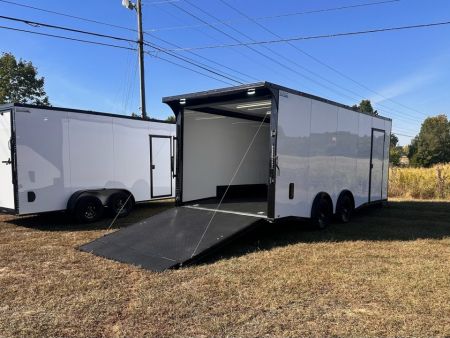 New 2027 8.5X20 Race Trailer - Finished Interior-5200LB Torsion Axle-Car/ Racing Trailer