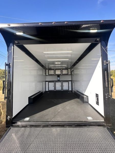 New 2027 8.5X20 Race Trailer - Finished Interior-5200LB Torsion Axle-Car/ Racing Trailer