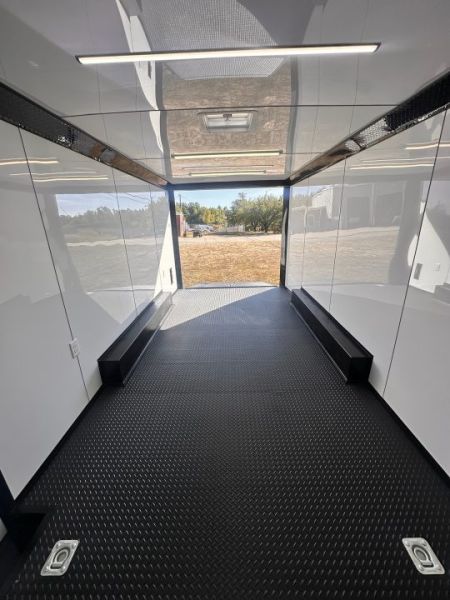 New 2027 8.5X20 Race Trailer - Finished Interior-5200LB Torsion Axle-Car/ Racing Trailer