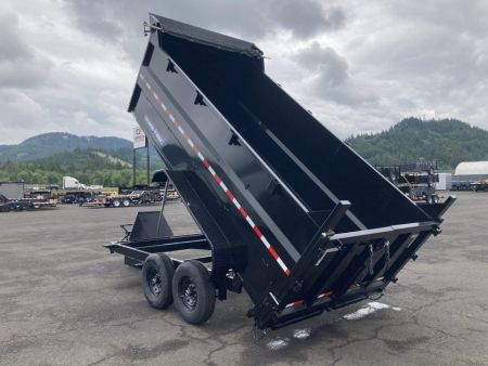 New 2027 Sure-Trac 7x14 Telescopic Dump 4FT Sides 14K GVWR