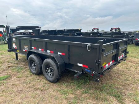 Used 2027 Big Tex 83x16 Tandem 15.9K GN Dump w/ 2' Sides & Slide In Ramps