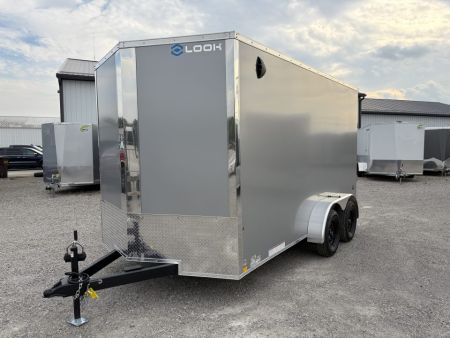 New 2027 LOOK TRAILERS K-DX8414-070 (7' X 14') 7K V-Nose Cargo / Enclosed Trailer