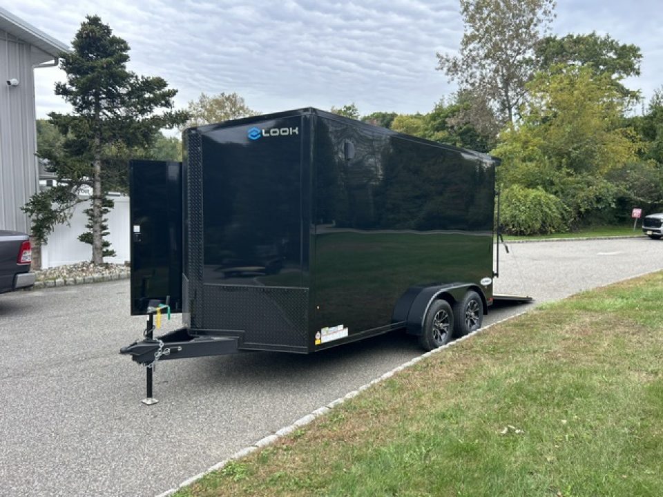 New 2027 Look Trailers 7X14 with Ramp and side Door, 7,000 lb. GVWR Cargo / Enclosed Trailer