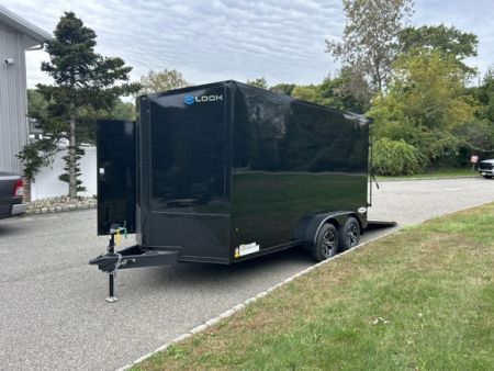 New 2027 Look Trailers 7X14 with Ramp and side Door, 7,000 lb. GVWR Cargo / Enclosed Trailer