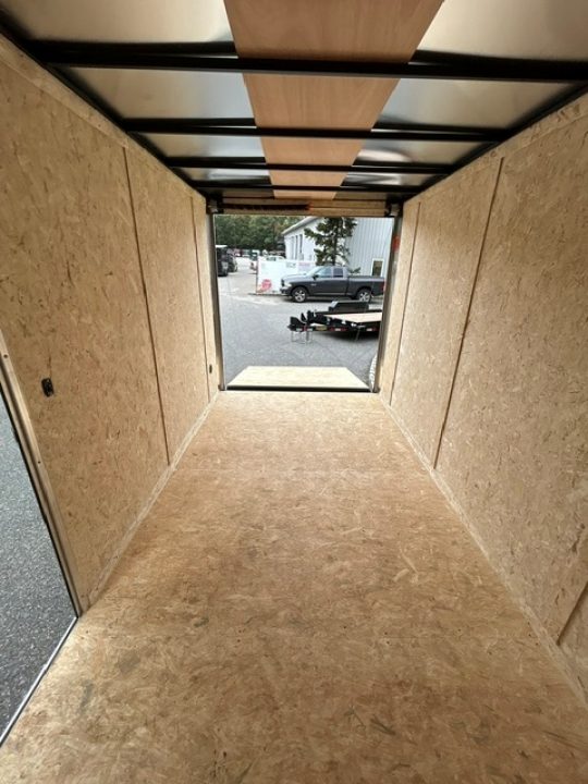 New 2027 Look Trailers 7X14 V nose with ramp and side door , 7,000 lb. GVWR Cargo / Enclosed Trailer