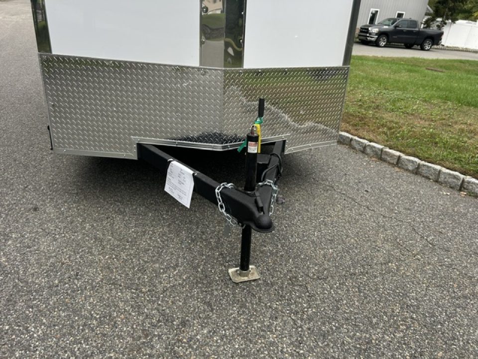 New 2027 Look Trailers 7X14 V nose with ramp and side door , 7,000 lb. GVWR Cargo / Enclosed Trailer
