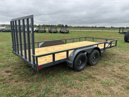 New 2027 Lamar 83x16 Tandem 7K Utility w/ 4' Ramp Gate
