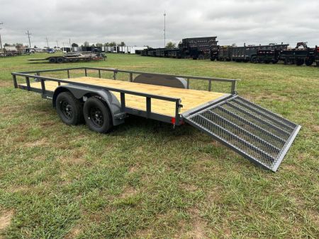 New 2027 Lamar 83x16 Tandem 7K Utility w/ 4' Ramp Gate