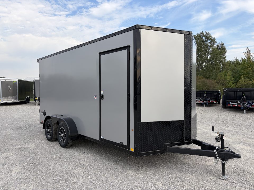 New 2027 LOOK TRAILERS K-DX8416-070 (7' X 16') 7K V-Nose aCargo / Enclosed Trailer