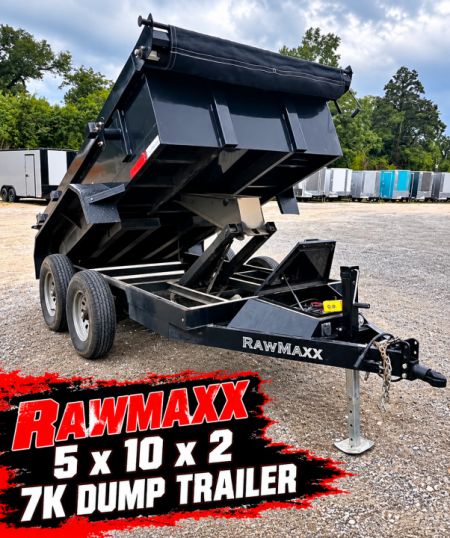 Used 2024 RawMaxx SDX10BP7K Dump Trailer