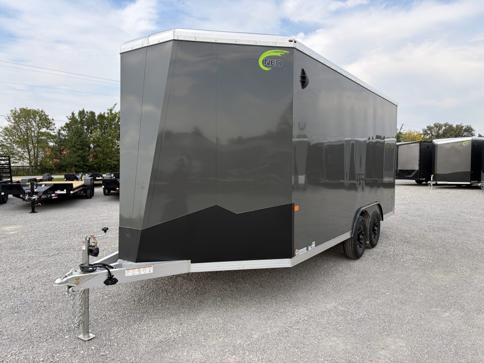New 2027 NEO Trailers NAUX1685R12 (8.5' X 16') 9.9K V-Nose Car / Racing Trailer