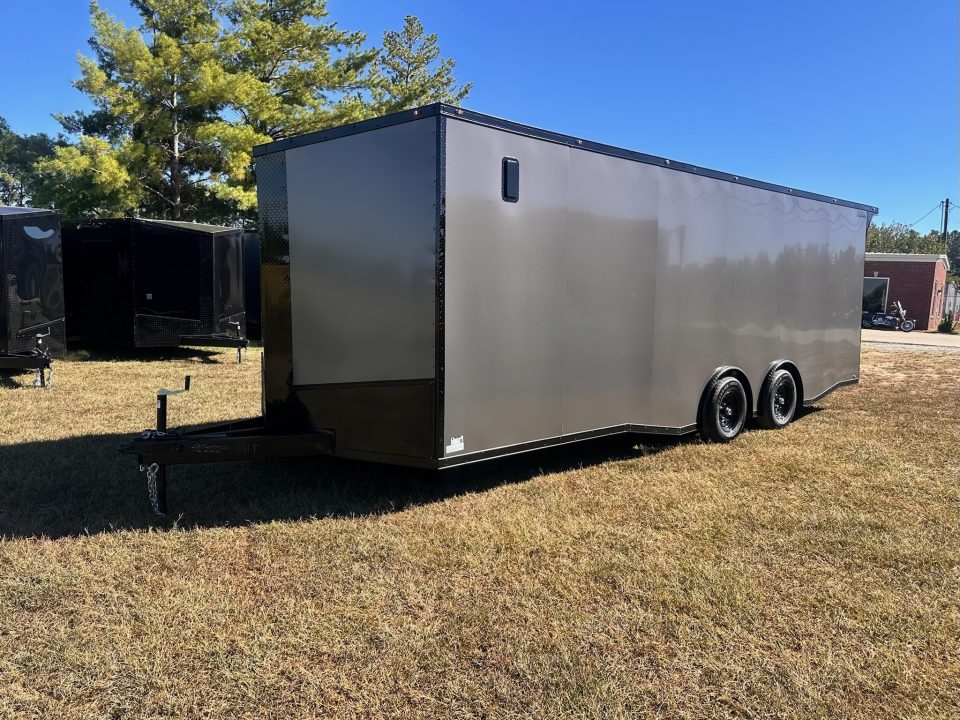 New 2027 8.5x24 Car Hauler-5200LB Torsion Axle--Blackout-Enclosed Car Hauler
