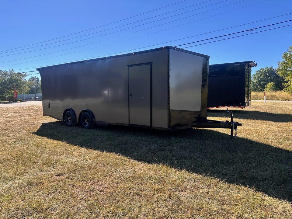 New 2027 8.5x24 Car Hauler-5200LB Torsion Axle--Blackout-Enclosed Car Hauler