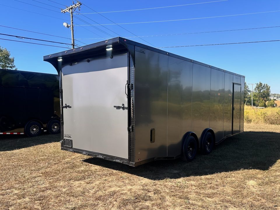 New 2027 8.5x24 Car Hauler-5200LB Torsion Axle--Blackout-Enclosed Car Hauler