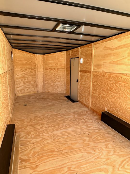 New 2027 8.5x24 Car Hauler-5200LB Torsion Axle--Blackout-Enclosed Car Hauler