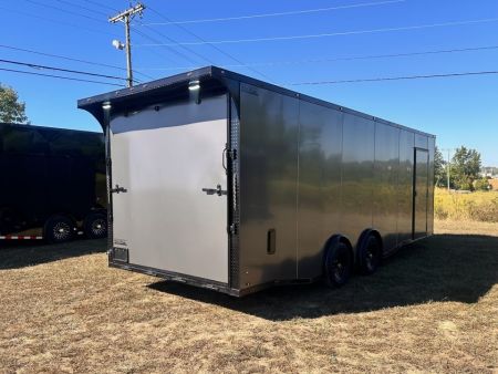 New 2027 8.5x24 Car Hauler-5200LB Torsion Axle--Blackout-Enclosed Car Hauler
