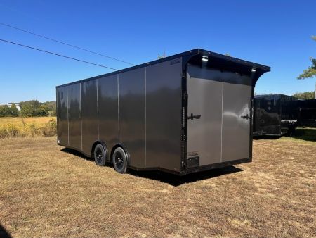 New 2027 8.5x24 Car Hauler-5200LB Torsion Axle--Blackout-Enclosed Car Hauler