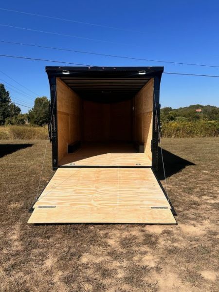 New 2027 8.5x24 Car Hauler-5200LB Torsion Axle--Blackout-Enclosed Car Hauler