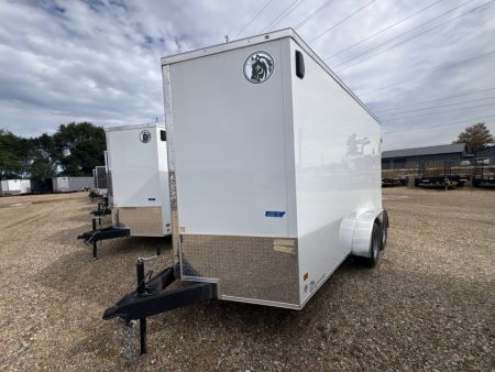 New 2026 Darkhorse 7X14 DHW 7K - GVWR | Wedge Nose Cargo Trailer