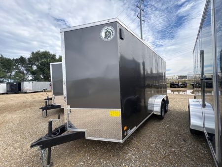 New 2027 Darkhorse 7X16 DHW 7K - GVWR | Wedge Nose Cargo Trailer
