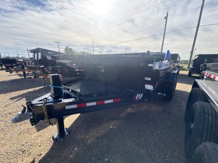 New 2027 PJ 14FT DT1 15.4K - GVWR | Telescopic Dump Trailer